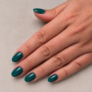 Evergreen plaknagels donkergroene soft gel nepnagels