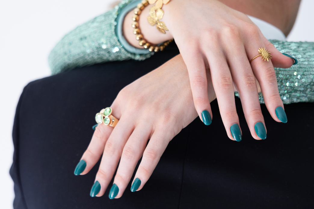 Groene Plaknagels Freaky Nails