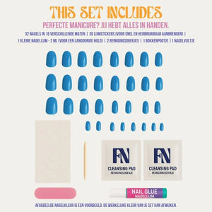 Cloud Kiss Press On Nails – Milky White Plaknagels