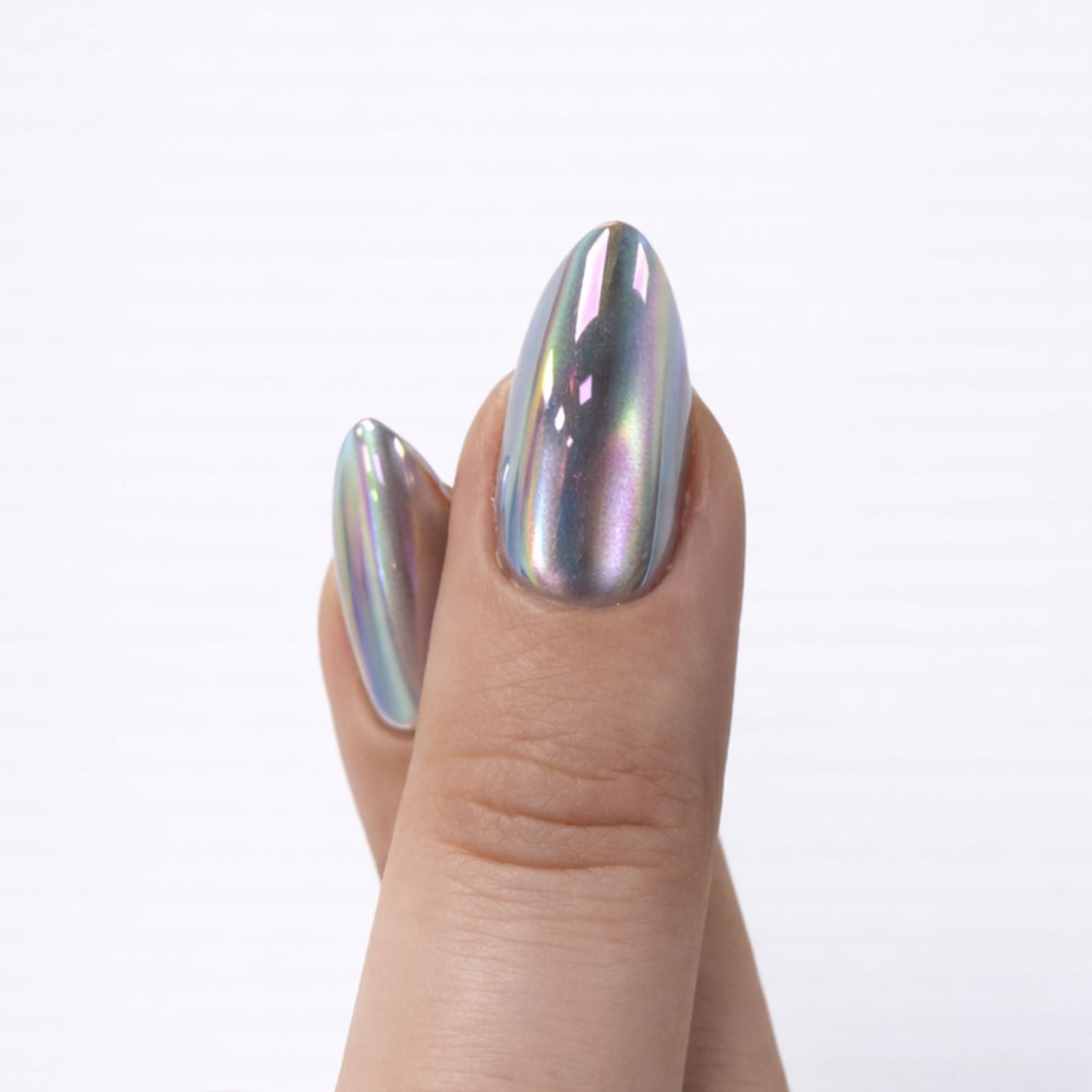 Metal Mood Chroom Plaknagels Freaky Nails