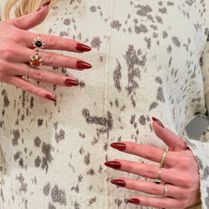 Ruby Fever rode glitter press on nails soft gel plaknagels