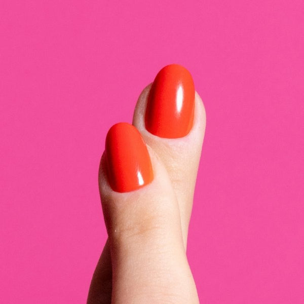 Sunkissed Flame plaknagels warme rode soft gel nepnagels